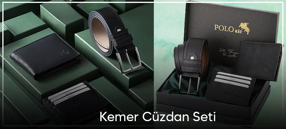 Kemer Cüzdan Seti