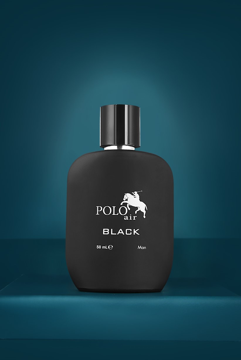 Polo Air Erkek Kol Saati Kemer Cüzdan Kartlık Parfüm Hediyelik Kutusunda Kombin Siyah Set PL-0700E1