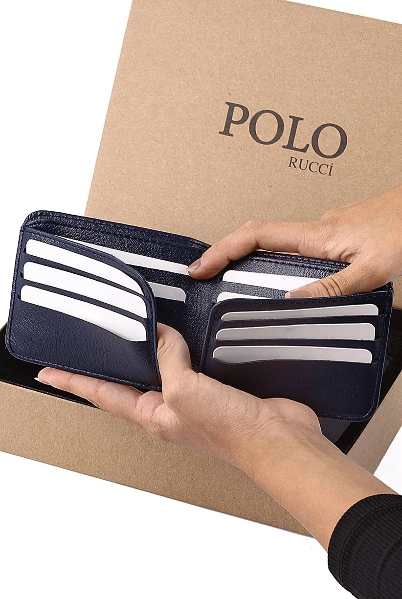 Kişiye Özel Hediye Paketli Kapıda Ödeme   Polo Rucci         SETE-3016-LC-D