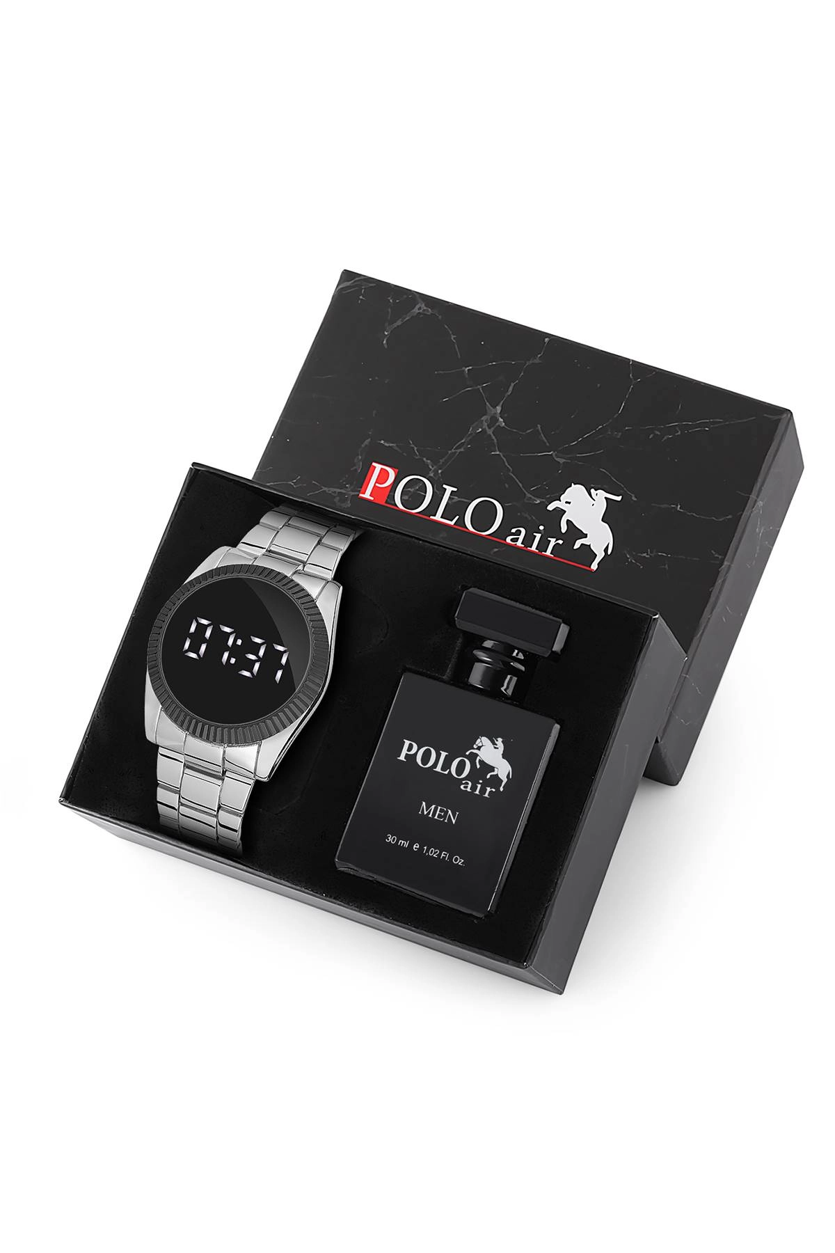 Polo Air Dijital Erkek Kol Saati Parfüm Hediyeli Kutulu Hediyelik pl-0466E2xx