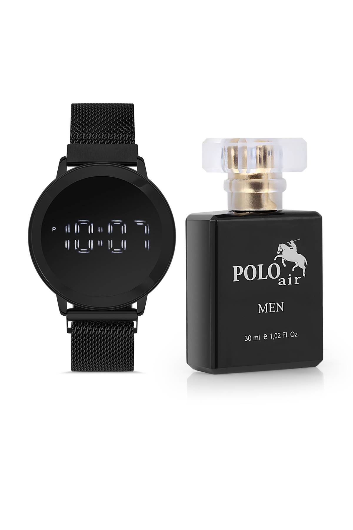 Polo Air Erkek Kutulu Parfüm Kol Saati Seti Hediye Paketinde pl-0475E3
