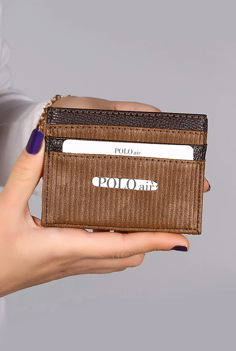 Polo Air Erkek Kombin Set Kol Saati Cüzdan Kartlık Kemer Anahtarlık Özel Kutusunda Taba Set PL-0706E2