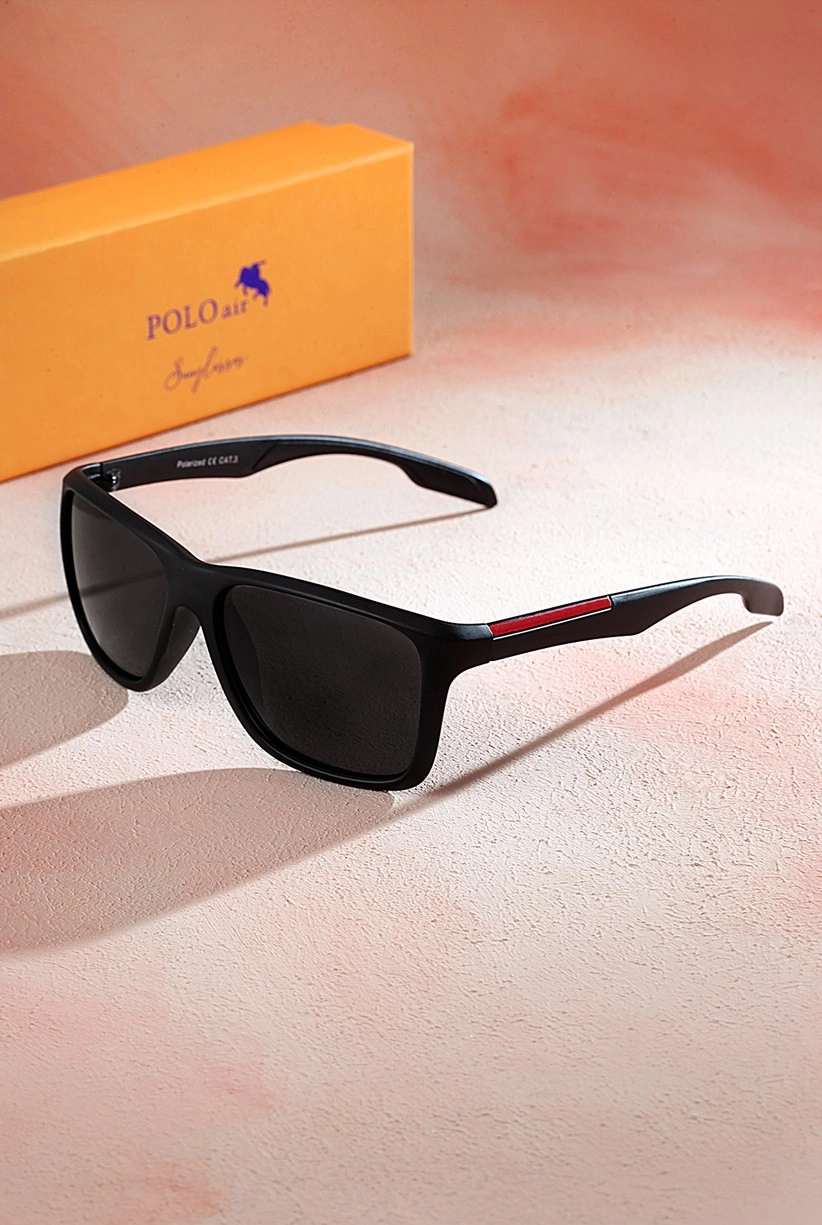 Polo Air Erkek Polarize Güneş Gözlüğü Siyah Renk PLG-2071C1