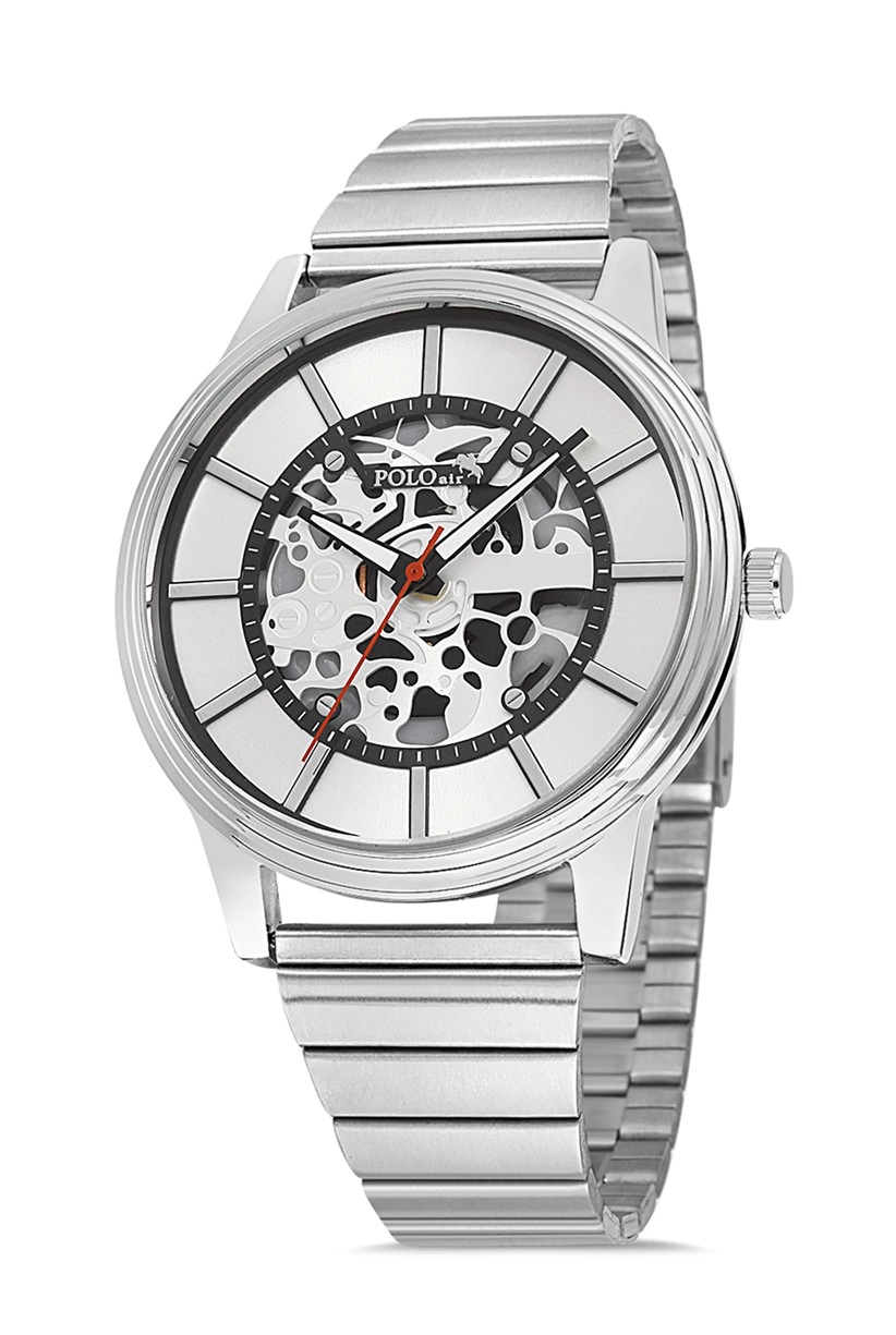 Polo Air İskelet Kadran Erkek Kol Saati Gümüş Renk PL-0703E4x