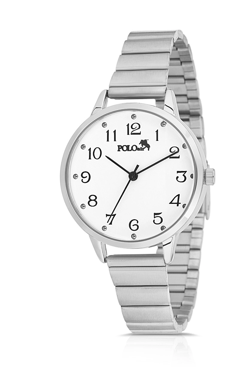 Polo Air Klasik Rakamlı Kadın Kol Saati Gümüş Renk PL-1451B2x