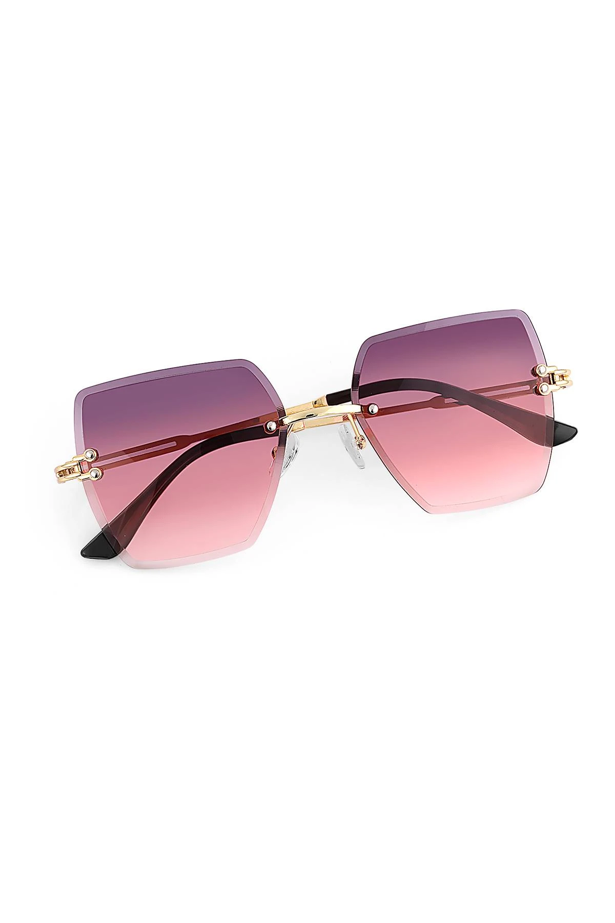 Polo Air Kadın Güneş Gözlüğü Pembe - Mor Renk Kristal Model PLG-2061C3