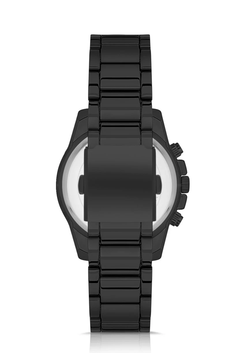 Polo Air Metal Kordon Spor Erkek Kol Saati Siyah-Lacivert Renk PL-0725E7x