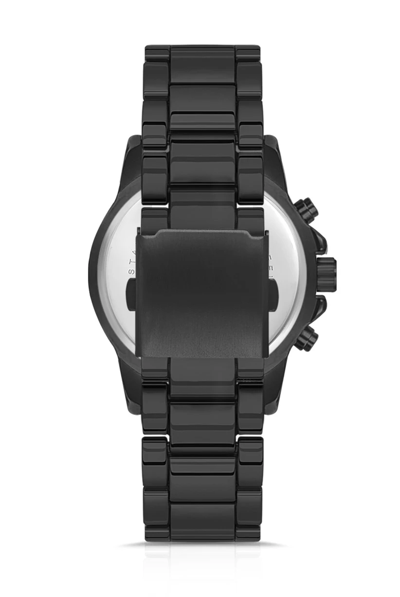Polo Air Metal Kordon Spor Erkek Kol Saati Siyah-Yeşil Renk PL-0730E4x