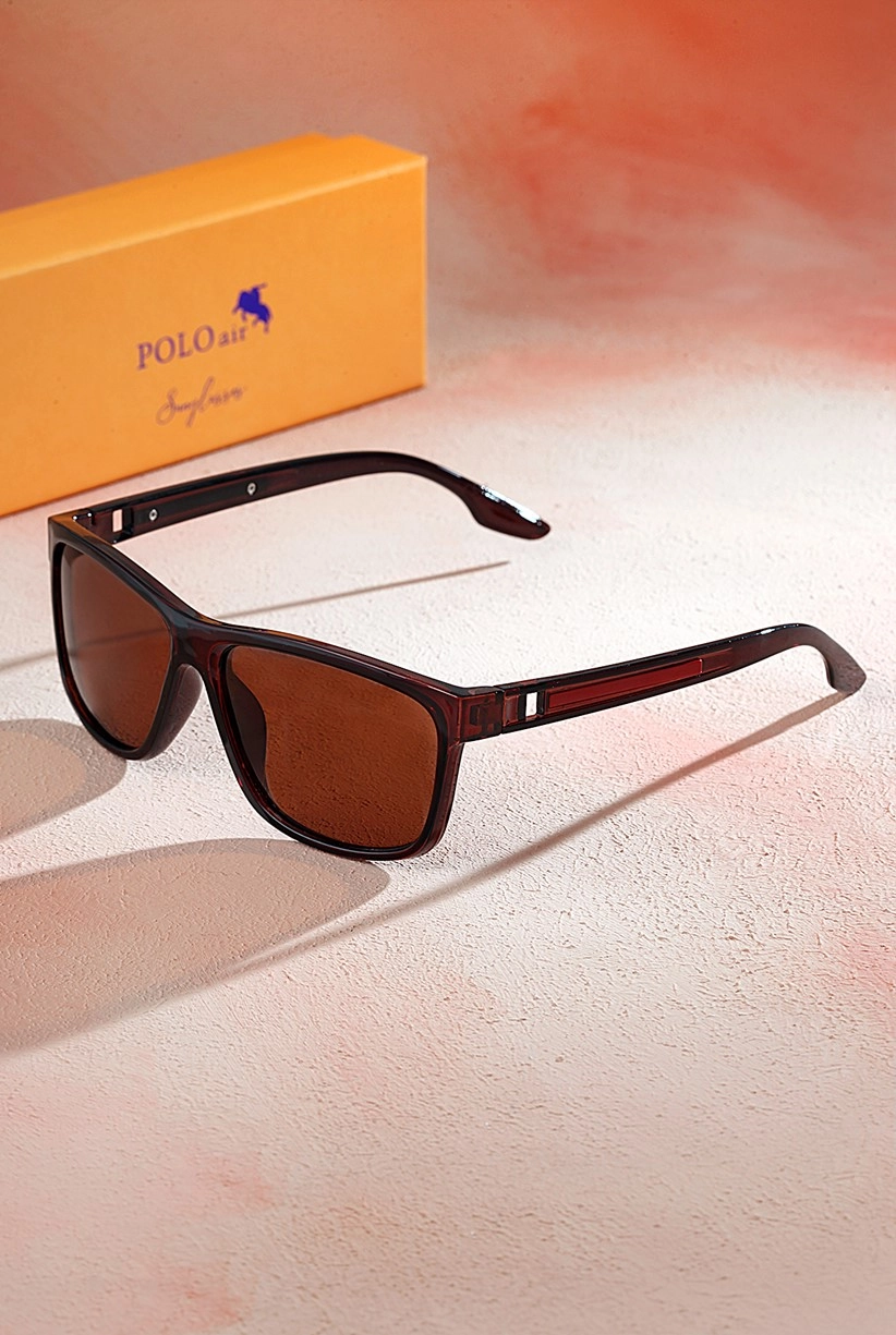 Polo Air Polarize Erkek Güneş Gözlüğü Mat Kahverengi PLG-2075C2