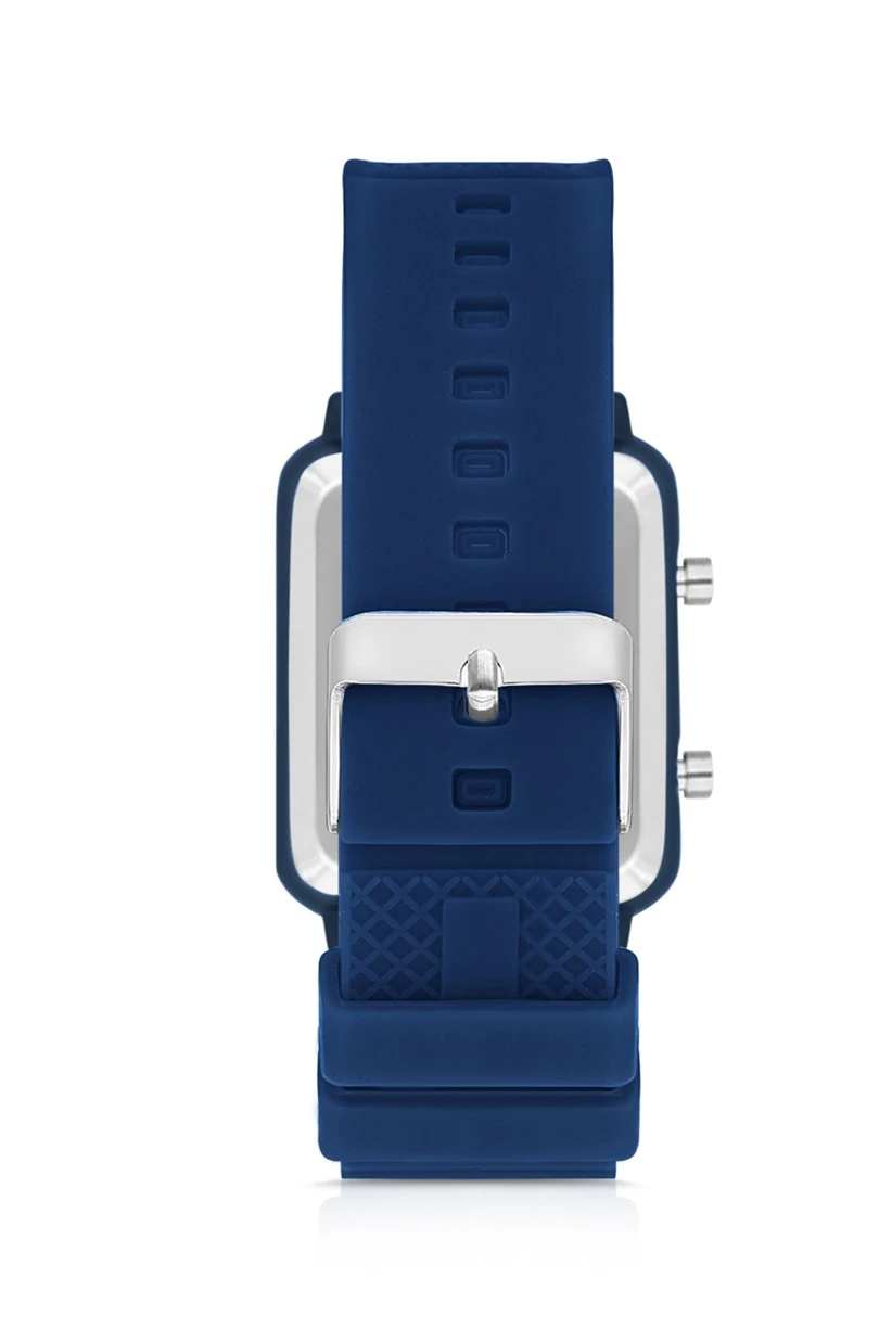 Polo Air Silikon Kordon Dijital Kadın Kol Saati Lacivert Renk PL-1461B2