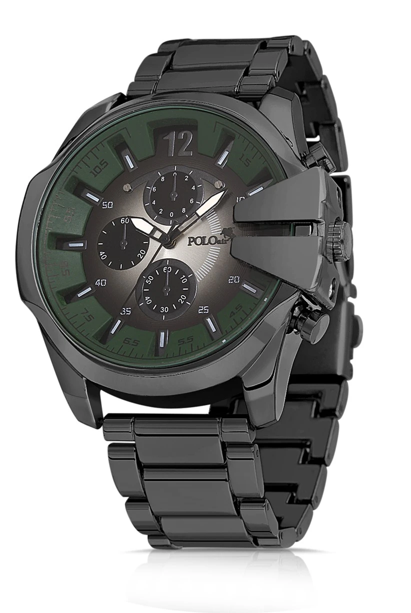 Polo Air Spor Erkek Kol Saati Kemer Cüzdan Kartlık Set Özel Kutusunda PL-0719E12