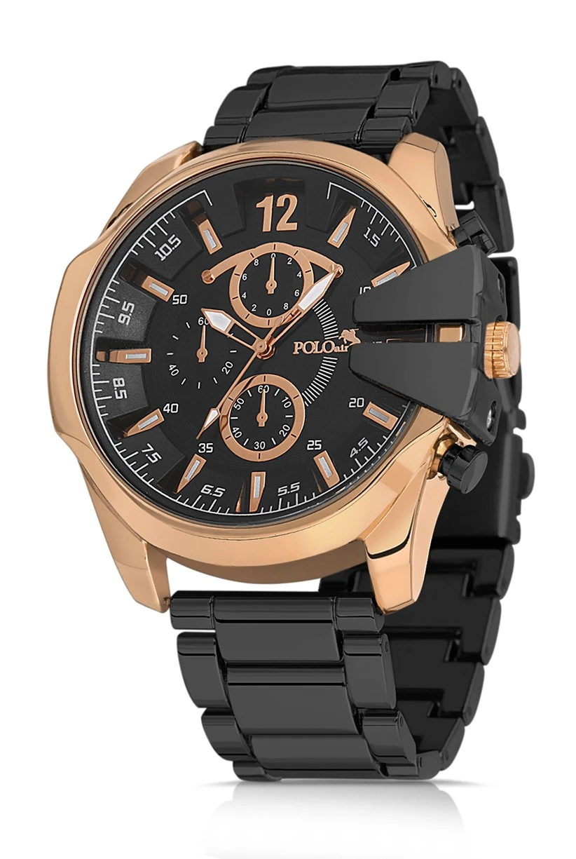 Polo Air Spor Erkek Kol Saati Kemer Cüzdan Kartlık Set Özel Kutusunda PL-0719E7