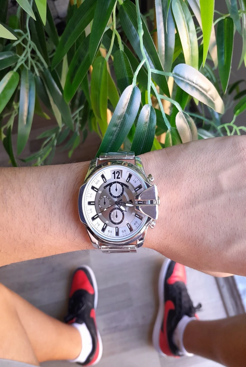 Polo Air Spor Kasa  Erkek Kol Saati Gümüş Renk PL-0719E11x