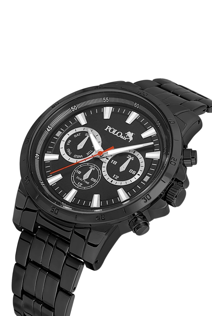 Polo Air Spor Kasa Erkek Kol Saati Siyah Renk PL-0702E1x