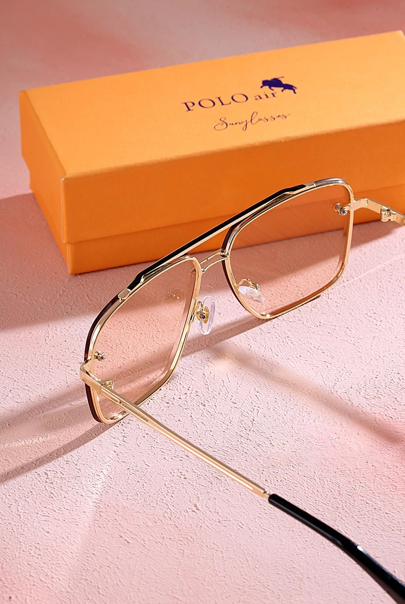 Polo Air Unisex Kristal Uv 400 Korumalı Güneş Gözlüğü Sarı PLG-2070C7