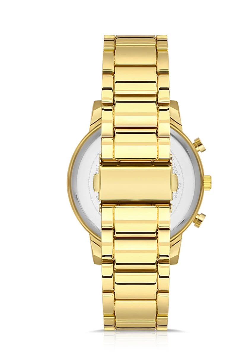Polo Louis Metal Kordon Erkek Kol Saati Altın-Siyah Renk PL-0720E4x