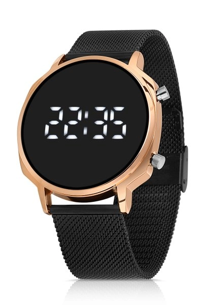 Polo Air Dijital Erkek Kol Saati Siyah-Bakır Renk PL-0698E2x