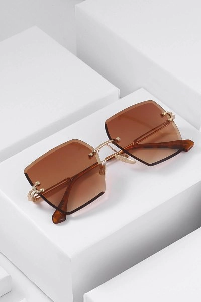 Kahverengi Kare Kadın Güneş Gözlüğü PLG-2043C3