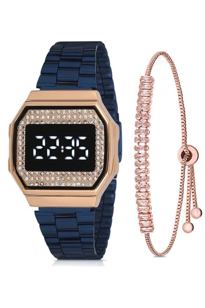 Polo Air Kişiye Özel Kapıda Ödeme Hediye Paketli  Kadın Kol Saati  Bileklik      pl-1415b5