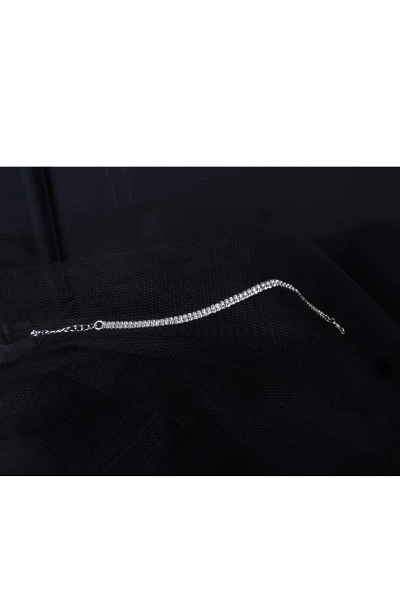 Zirkon Taşlı Damla Model Kolye ve Bileklik Küpe Kombin Gümüş Renk x0027