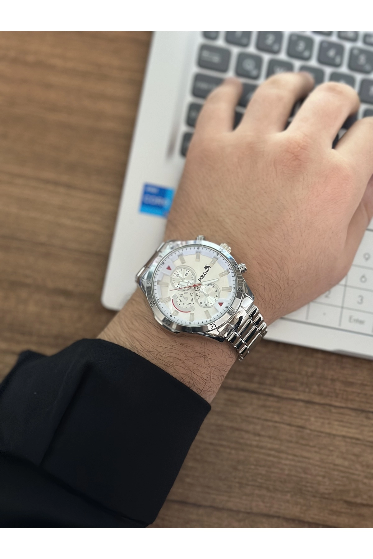 Erkek Kol Saati Gümüş Renk PL-0789E8x