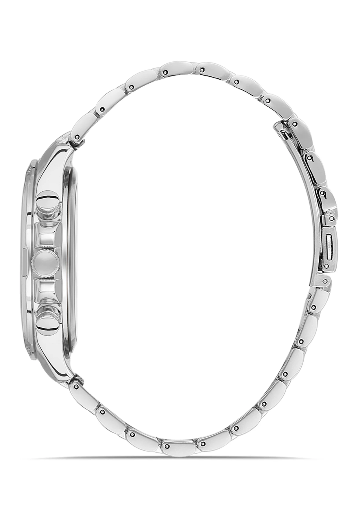 Metal Kasa Erkek Kol Saat Gümüş-İçi Siyah Renk PL-0778E7x PL-0778E7x