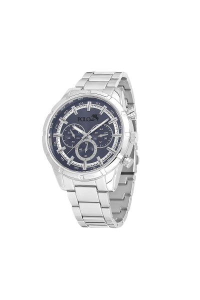 Erkek Spor Kol Saati Gümüş Mavi Kasa PL-0773E2x