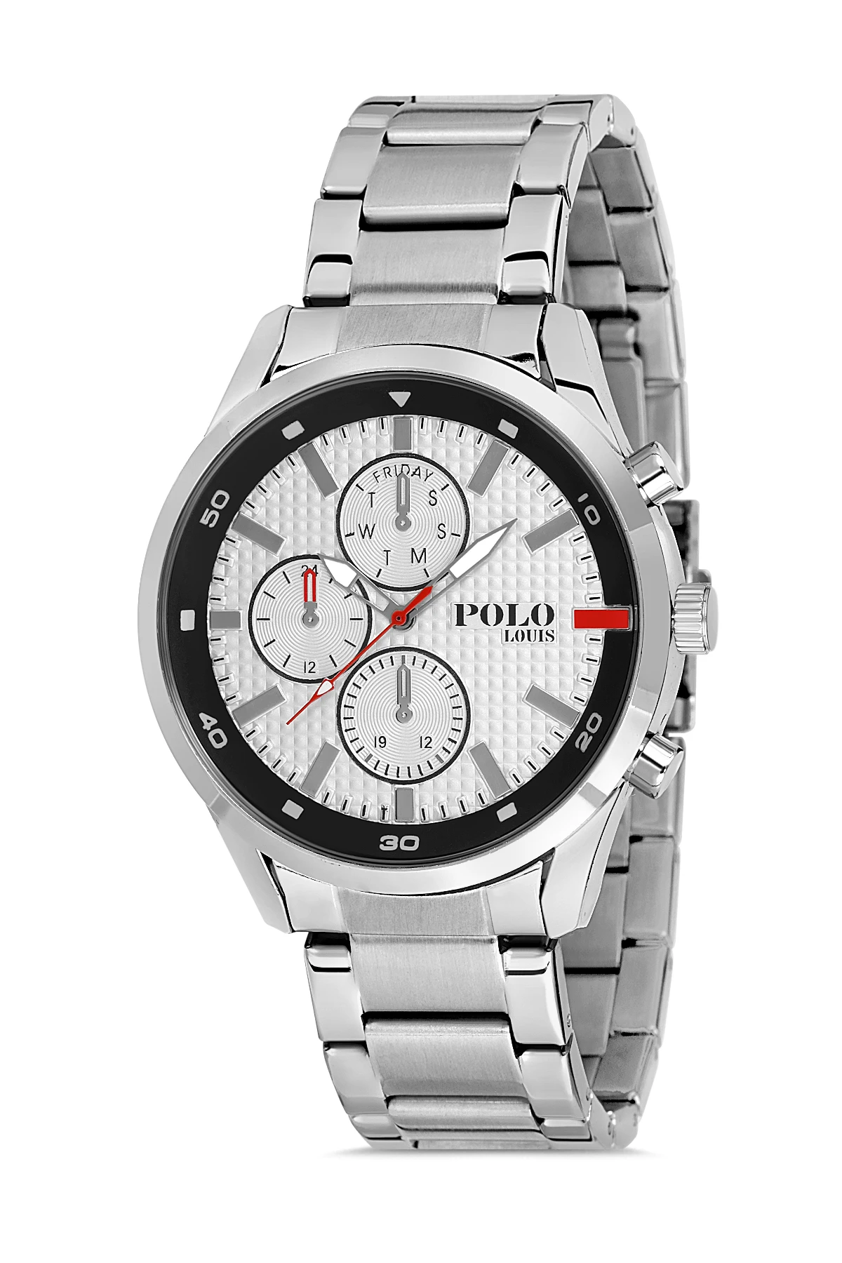 Polo Louis Erkek Kol Saati Gümüş Renk PL-0829E2x