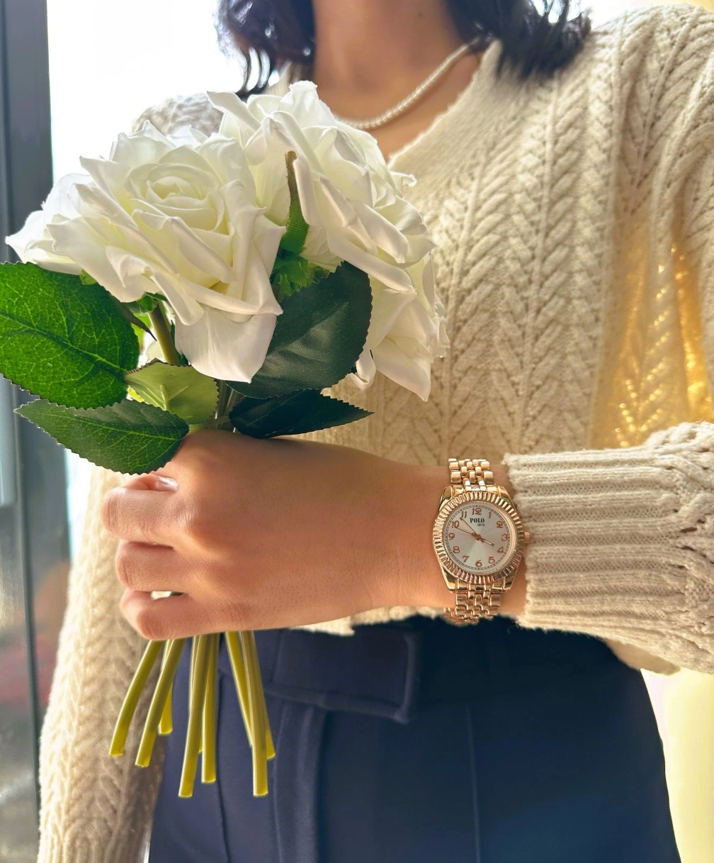 Polo Air Spor Şık Kadın Kol Saati Bakır Renk PL-1472B3x