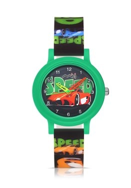 Araba Figürlü Renkli Erkek Çocuk Kol Saati CK-0022C CK-0022C4