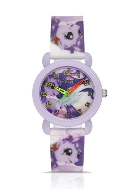 Unicorn Figürlü Renkli Kız Çocuk Kol Saati CK-0021C CK-0021C3