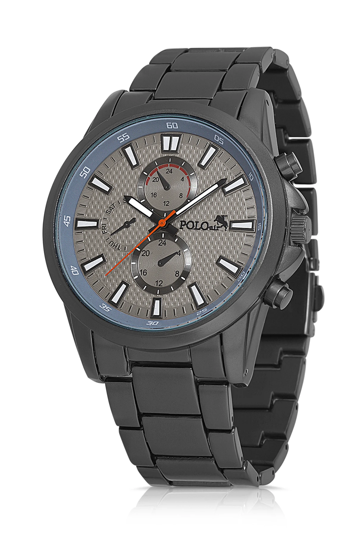 Polo Air Spor Erkek Kol Saati Siyah-İçi Gri Renk PL-0831E8x