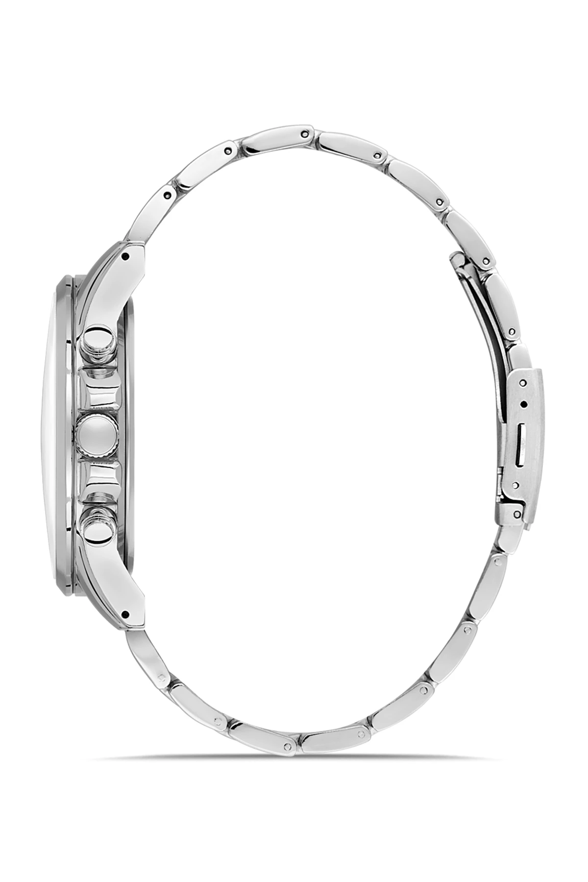 Polo Air  Metal Kordon Spor Erkek Kol Saati Gümüş-Lacivert PL-0834E2x