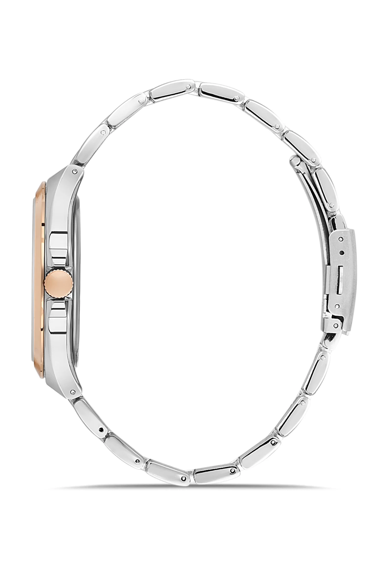 Polo Air Metal Kordon Spor Erkek Kol Saati Gümüş-Bakır PL-0838E3x