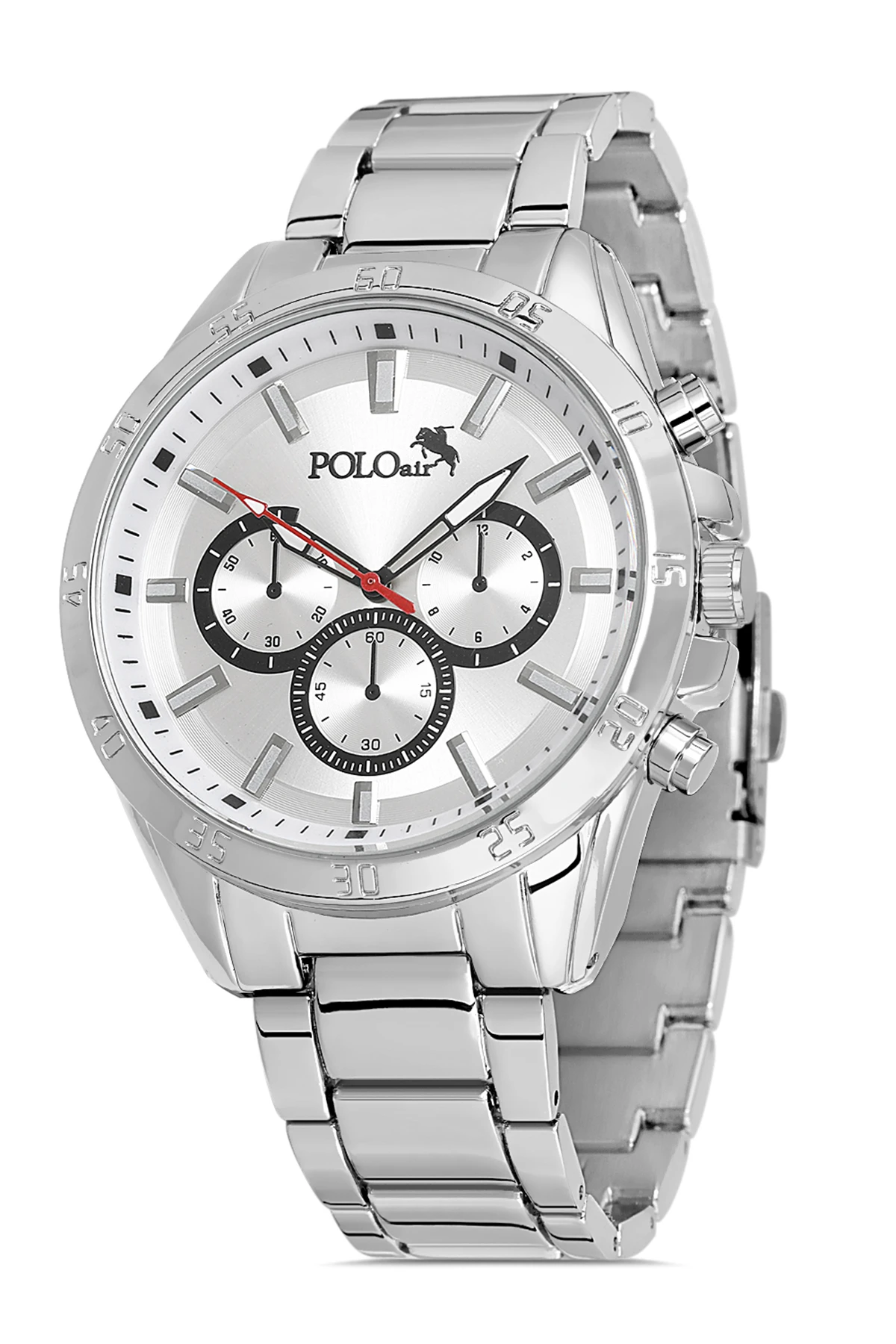 Polo Air Spor Erkek Kol Saati Gümüş PL-0840E4x