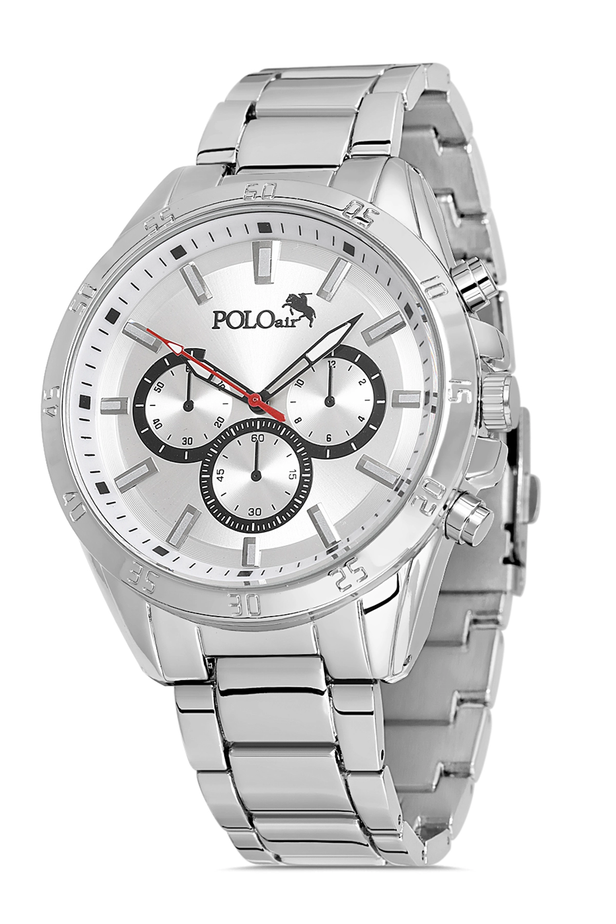 Polo Air Spor Erkek Kol Saati Gümüş PL-0840E4x