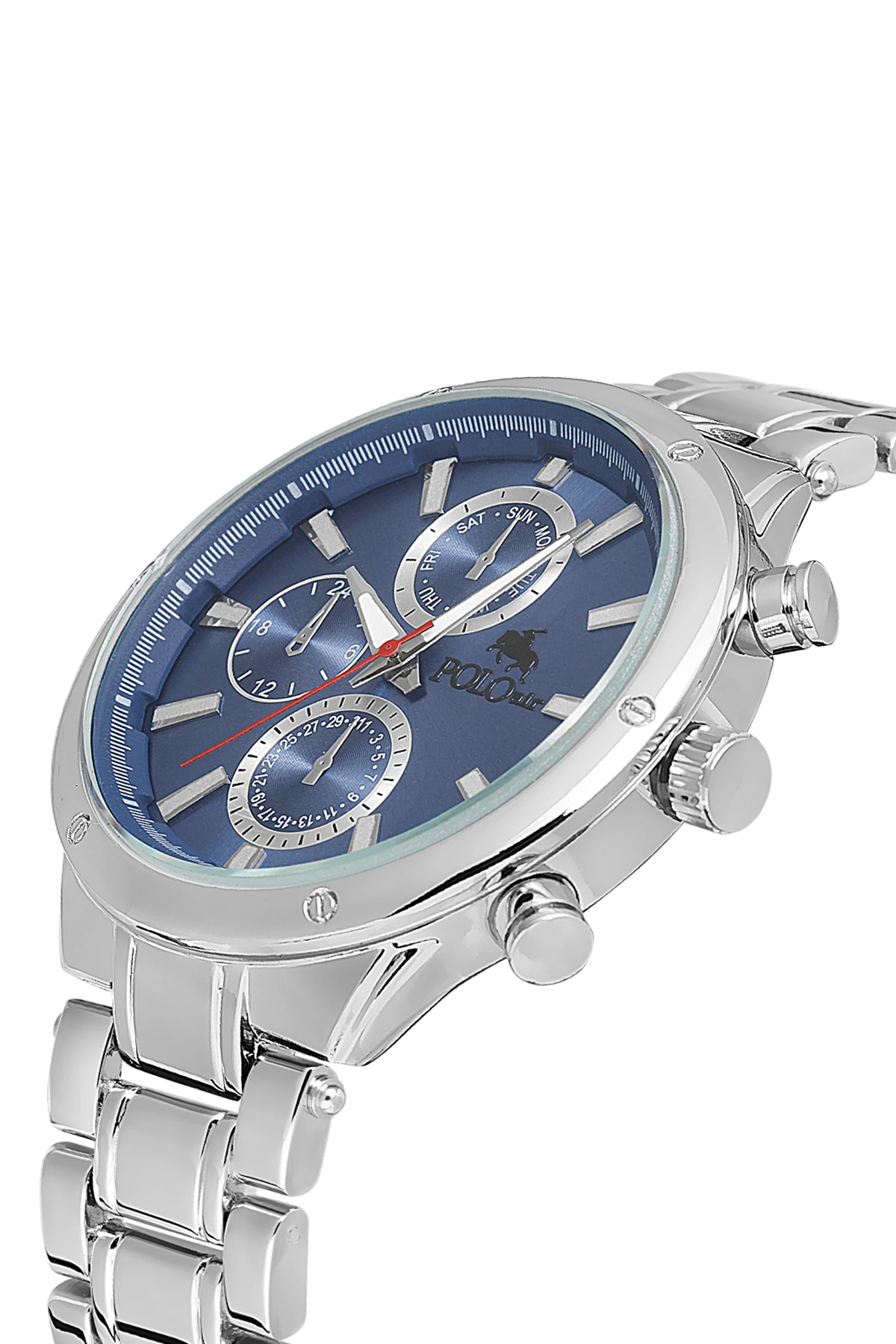 Polo Air Erkek Kol Saati Gümüş-Mavi PL-0842E2x
