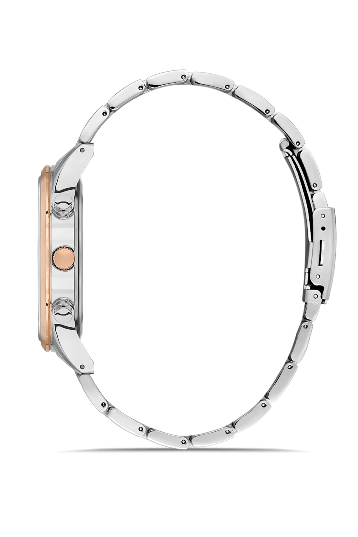 Polo Air Spor Metal Kordon Erkek Kol Saati Gümüş-Bakır PL-0848E6x