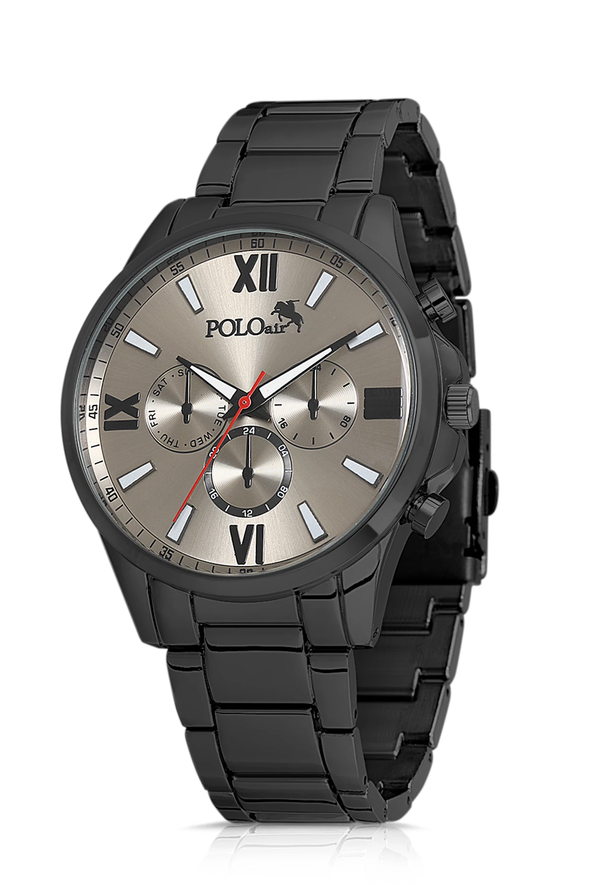 Polo Air  Romen Rakamlı Erkek Kol Saati Siyah PL-0852E1x