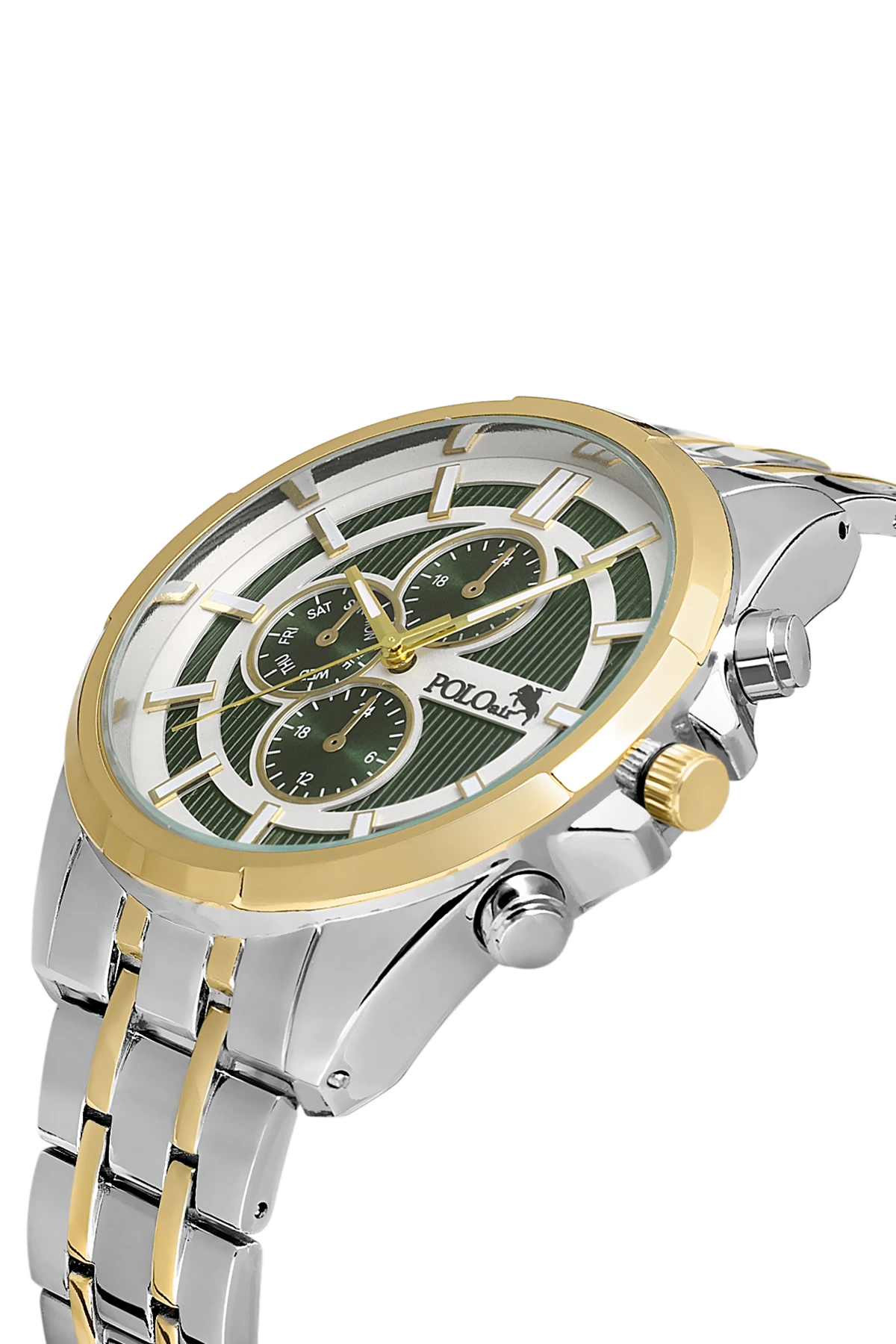 Polo Air Erkek Kol Saati Gümüş-Gold PL-0856E5x