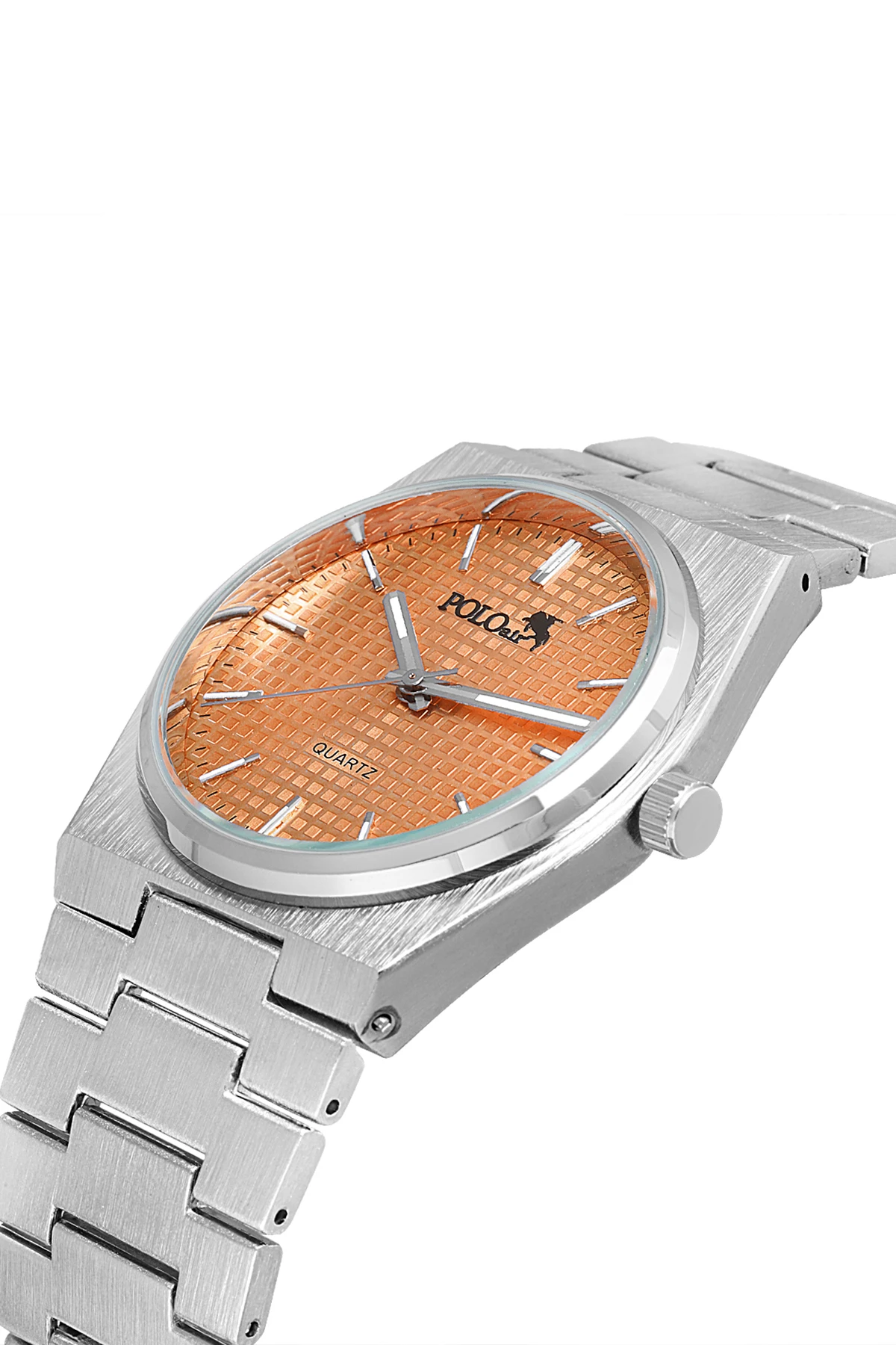 Polo Air Lüx Erkek Kol Saati Gümüş-Turuncu PL-0860E3x