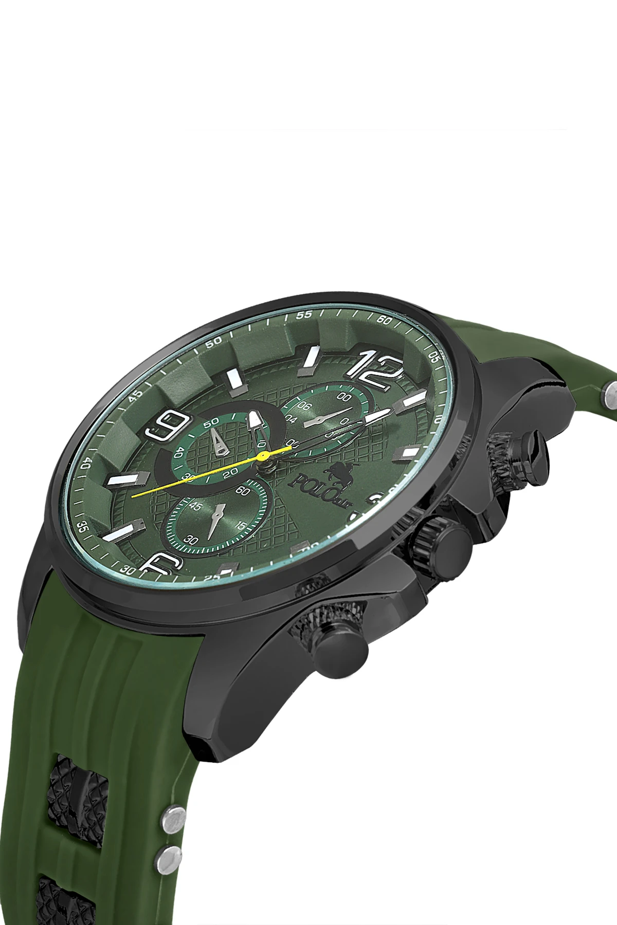 Polo Air Silikon Kordon Erkek Kol Saati Yeşil PL-0862E5x
