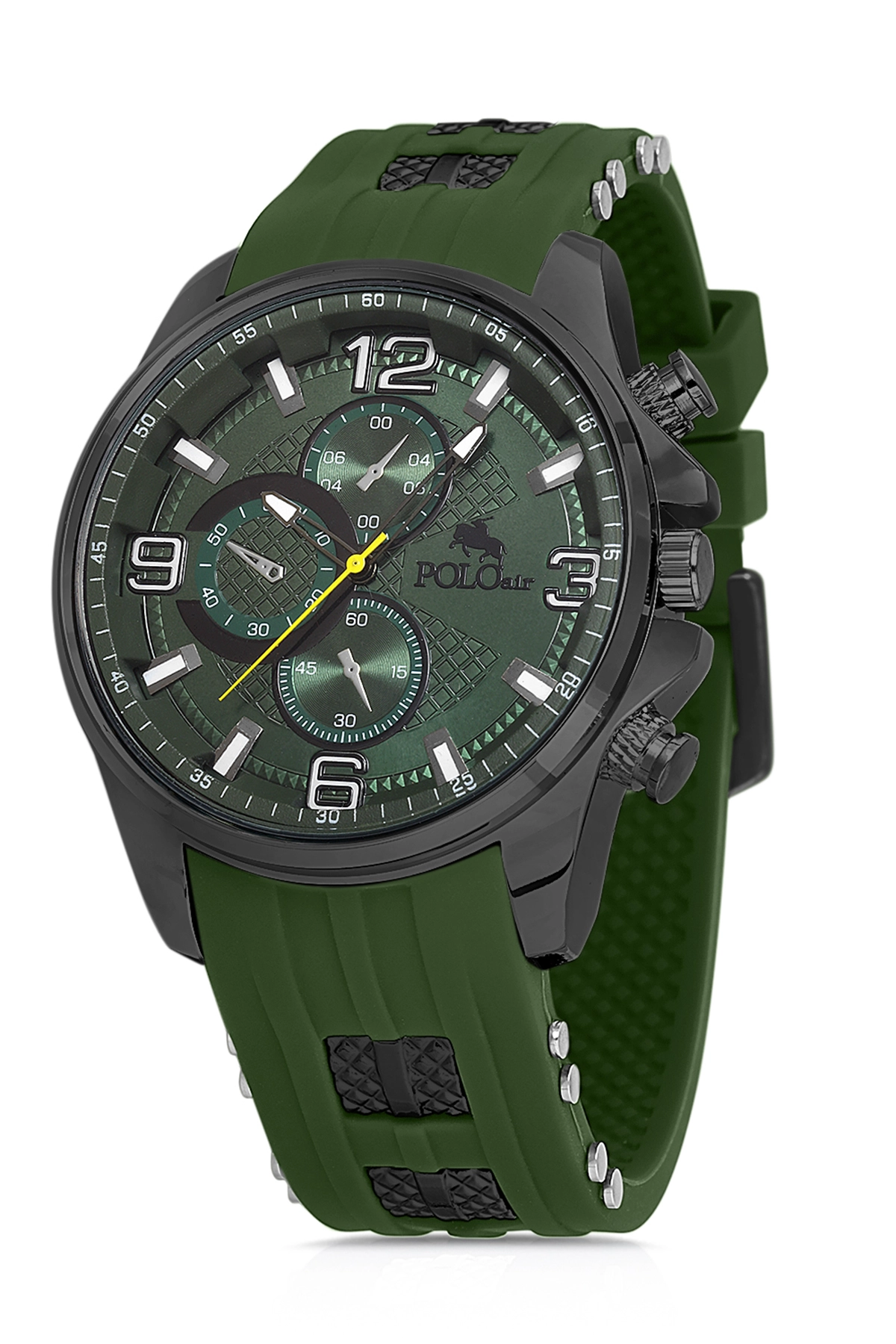 Polo Air Silikon Kordon Erkek Kol Saati Yeşil PL-0862E5x