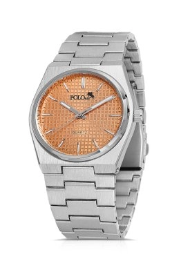 Polo Air Lüx Erkek Kol Saati Gümüş-Turuncu PL-0860E3x