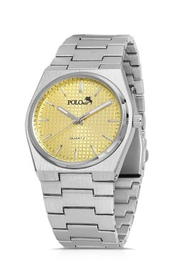 Polo Air Lüx Erkek Kol Saati Gümüş-Sarı PL-0860E4x
