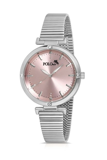Klasik Kadın Kol Saati Gümüş-İçi Pembe Renk Pl-1476B7X Gümüş Pl-1476B7X