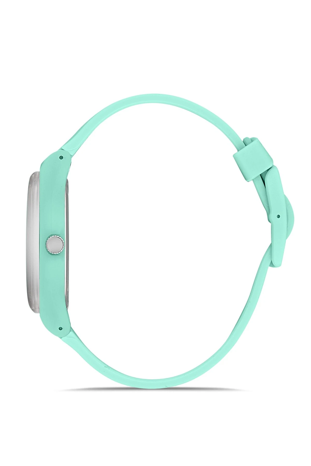 Unisex Silikon Kordon Gün Ay Takvimli Kol Saati Su Yeşili Renk Pl-1481B4X Su Yeşili Pl-1481B4X