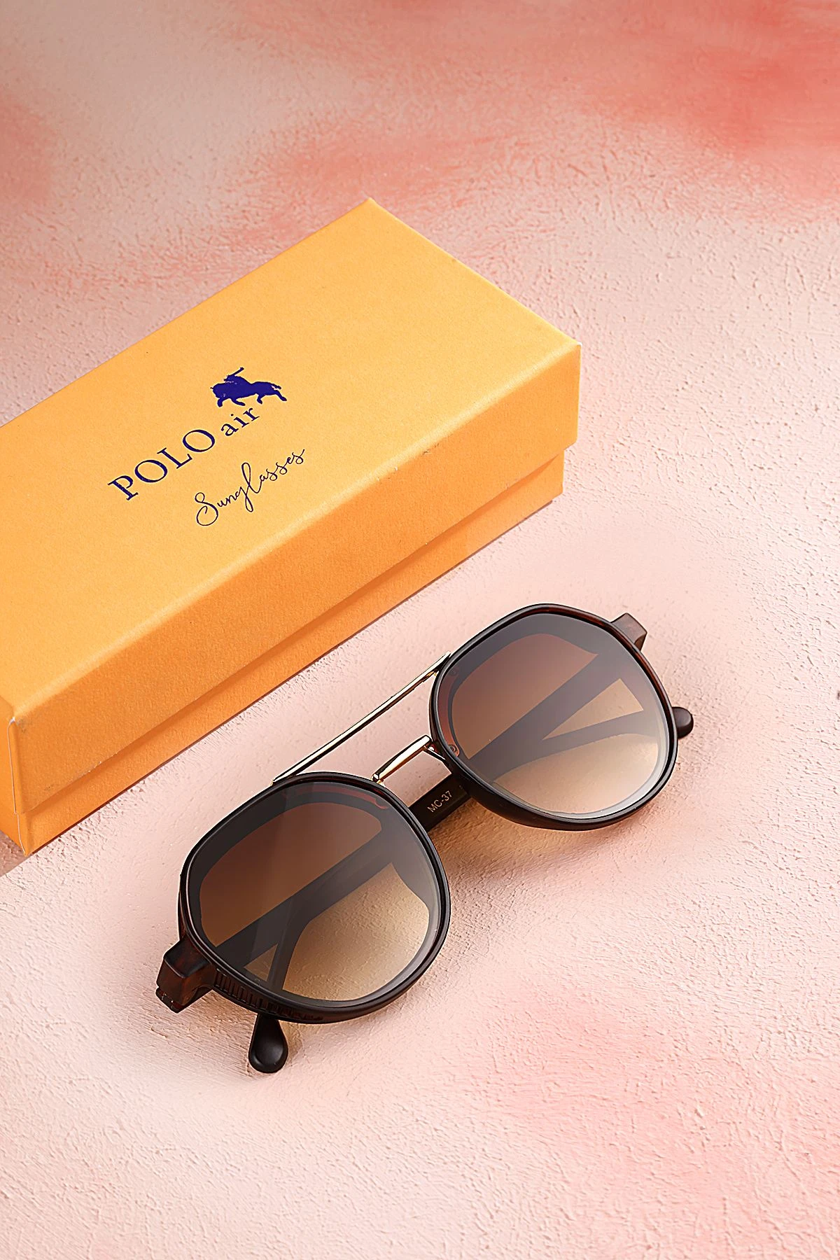 Uv400 Korumalı Unisex Güneş Gözlüğü Kahverengi Plg-2079C2 Kahverengi Plg-2079C2