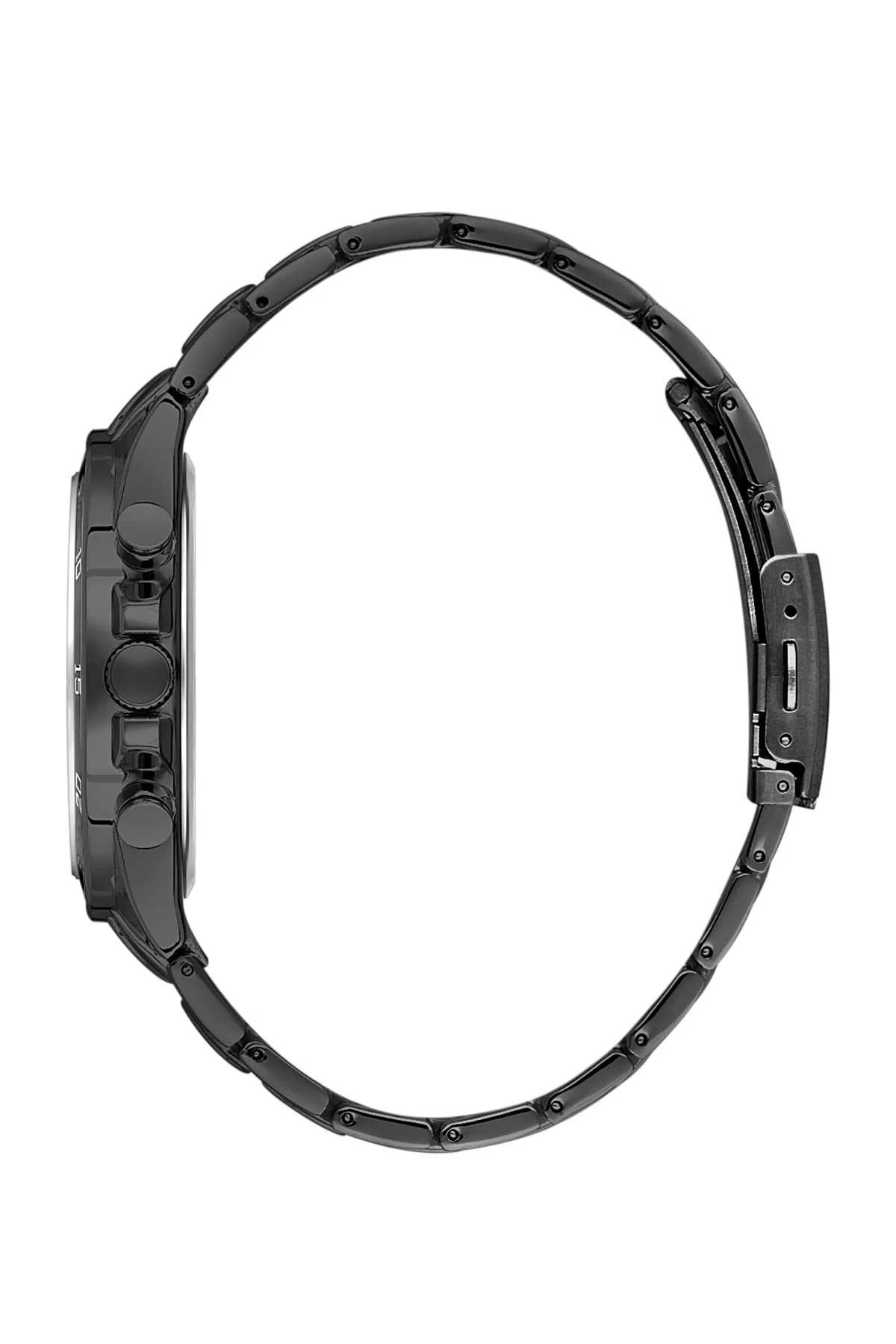 Spor Metal Kordon Spor Erkek Kol Saati  Siyah-Gri Pl-0875E1X Siyah-Gri Pl-0875E1X