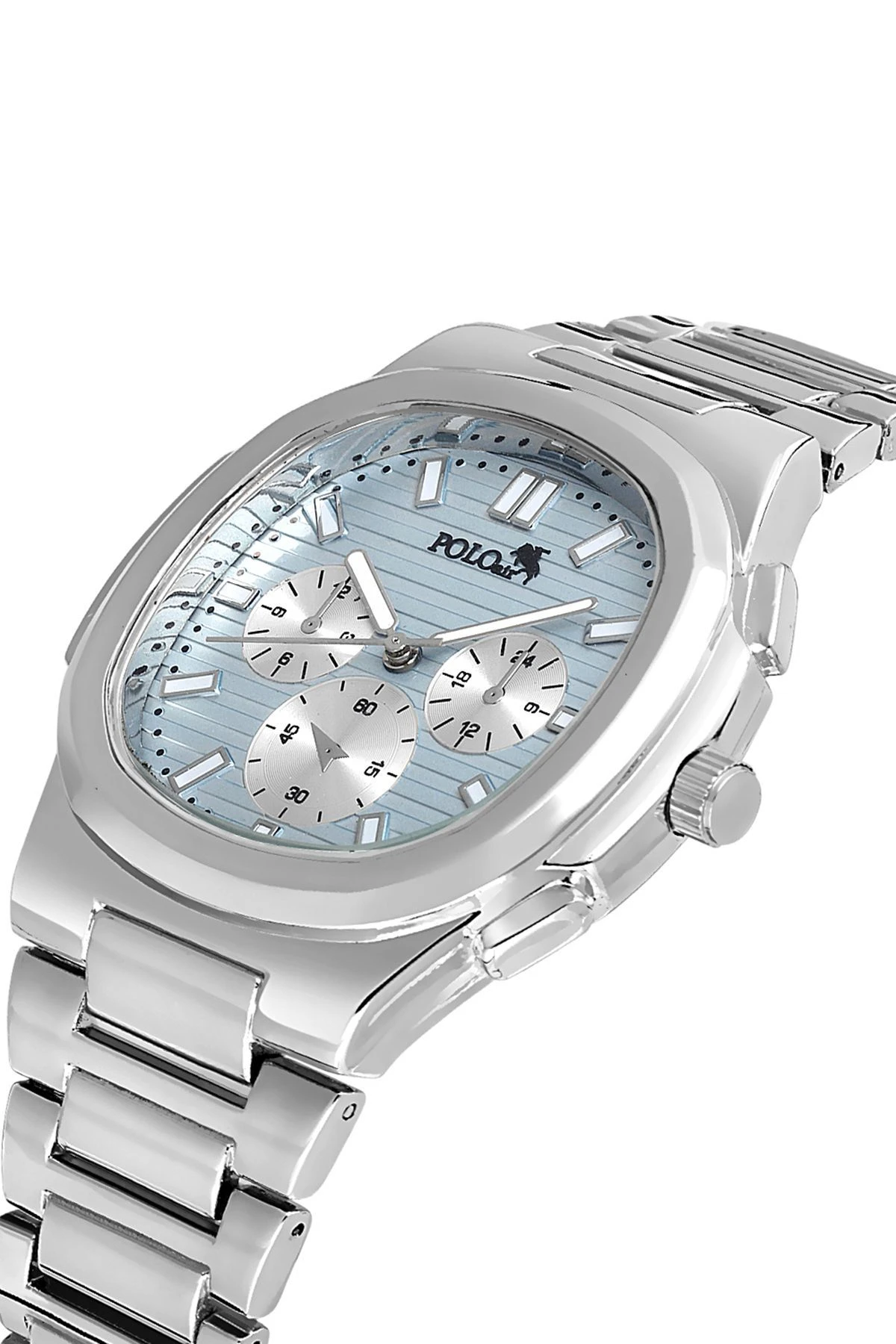 Metal Kordon Erkek Kol Saati Gümüş Mavi Renk Pl-0926E2X Gümüş-Mavi Pl-0926E2X